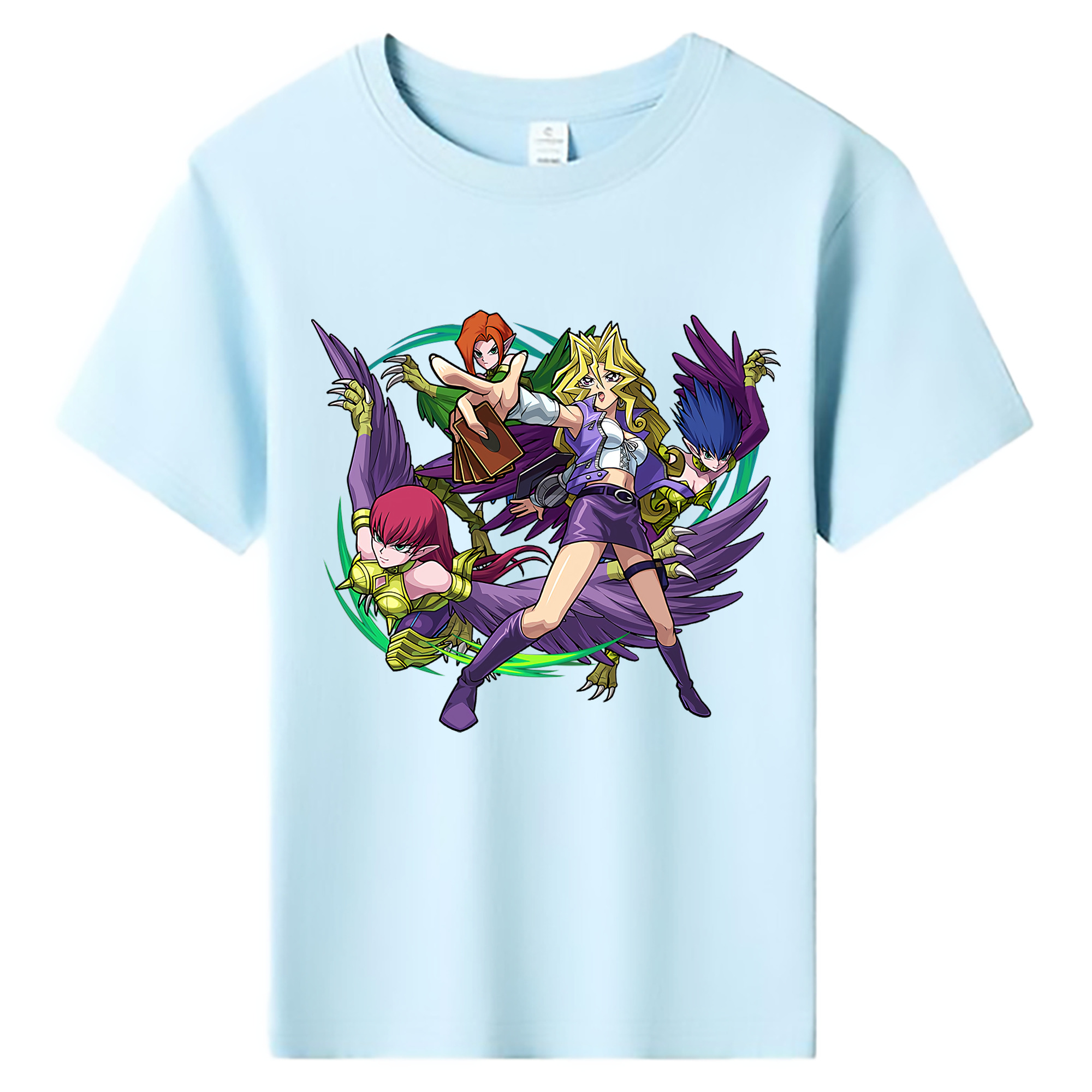 （画像用） 遊☆戯☆王 Yu-Gi-Oh! 綿100％キッズTシャツ（フロントプリント）
